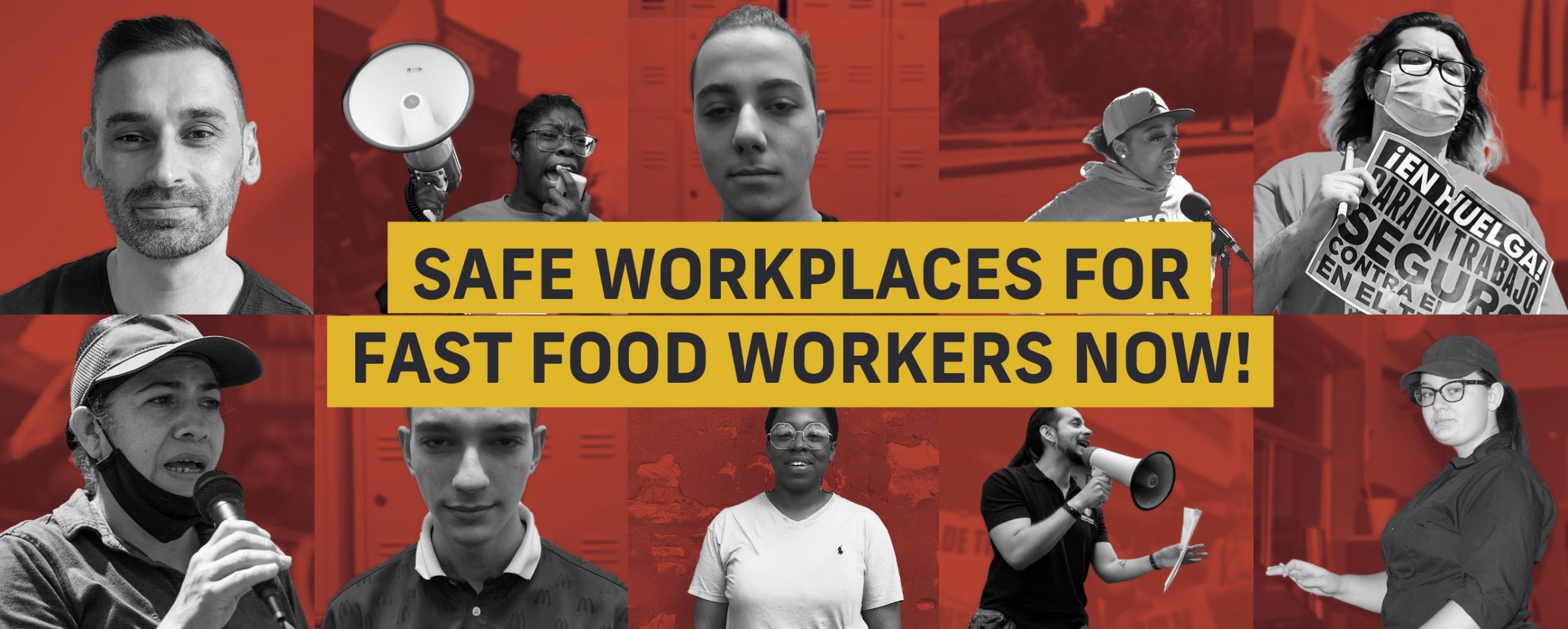 Safe Workplaces for  Fast Food workers NOW!